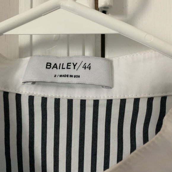 Bailey44 Tie Front Poplin Blouse - Picture 3 of 3